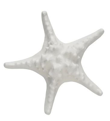 WHITE CERAMIC STARFISH WHITE CERAMIC STARFISH