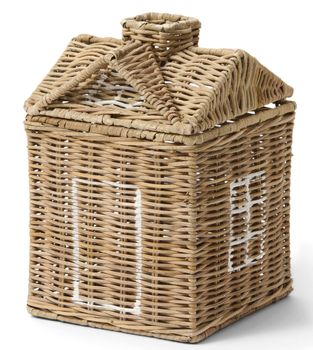 RATTAN HOUSE TISSUE BOX RATTAN HOUSE TISSUE BOX