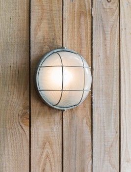 CHATHAM ROUND BULK HEAD LIGHT IN GREY ALUMINIUM CHATHAM ROUND BULK HEAD LIGHT IN GREY ALUMINIUM