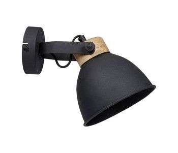 LOWRI MATT BLACK WALL LIGHT