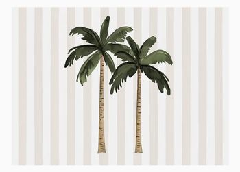 PALM TREE VINYL PLACEMAT 33x45cm
