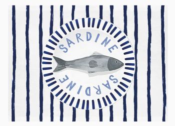SARDINE VINYL PLACEMAT 33x45cm