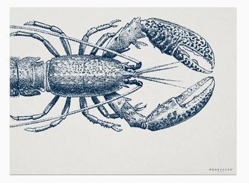 LOBSTER VINYL PLACEMAT 33x45cm