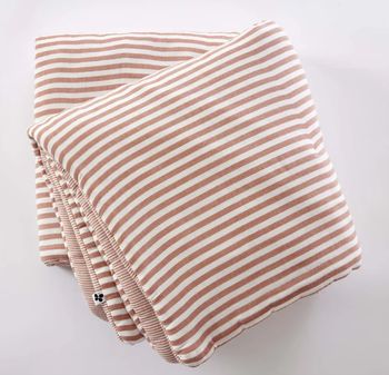 APRICOT STRIPE END OF BED RUNNER 90x200cm APRICOT STRIPE END OF BED RUNNER 90x200cm