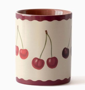 CERAMIC CHERRY POT