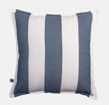 NOA STRIPE OUTDOOR CUSHION IN MIDNIGHT 45x45cm NOA STRIPE OUTDOOR CUSHION IN MIDNIGHT 45x45cm