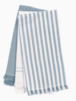 CAVENDISH TEA TOWELS IN BLUE SET OF 3 CAVENDISH TEA TOWELS IN BLUE SET OF 3