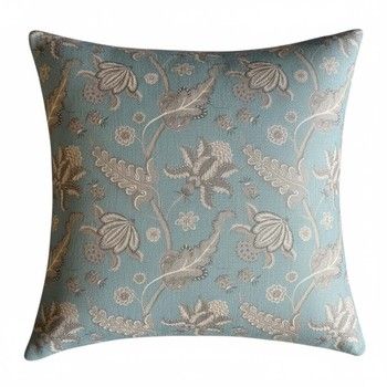 SERPENT DUSTY BLUE CUSHION 50x50cm