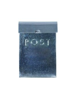 GALVANISED STEEL POST BOX