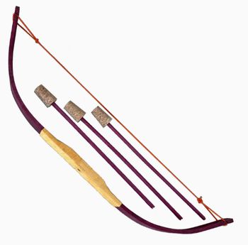 MINI BOW WITH 3 CORK TIPPED ARROWS