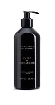 HAND AND BODY WASH 500ml AMBER AND SANDALWOOD