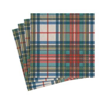 STEWART TARTAN PAPER LUNCH NAPKIN 20 PACK