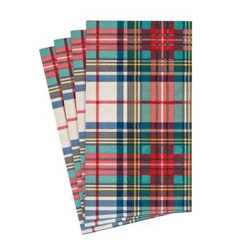 STEWART TARTAN PAPER BUFFET NAPKINS 15 PACK