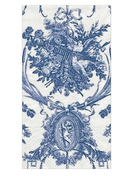 BLUE TOILE PAPER BUFFET NAPKINS 15 PACK