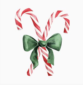 GREEN BOW CANDY CANE PAPER LUNCH NAPKINS 20 PACK