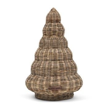RUSTIC RATTAN CHRISTMAS TREE