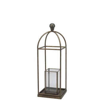 CARRIAGE LANTERN IN BRASS SIZE MEDIUM