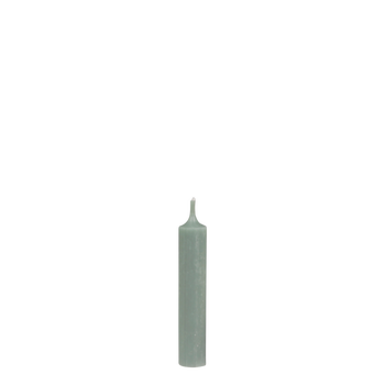 SINGLE SHORT DINNER CANDLE VERTE GREEN