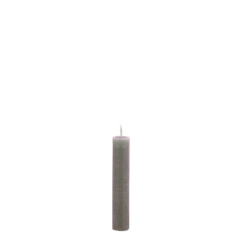 SINGLE SHORT DINNER CANDLE OLIVE
