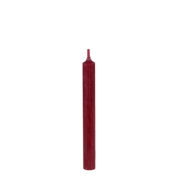 SINGLE DINNER CANDLE IN DARK RED SINGLE DINNER CANDLE IN DARK RED