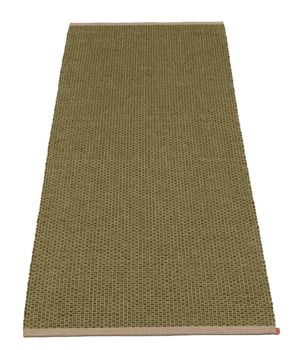 PAPPELINA RUG NILS IN OLIVE AND DARK LINEN 70x180cm PAPPELINA RUG NILS IN OLIVE AND DARK LINEN 70x180cm