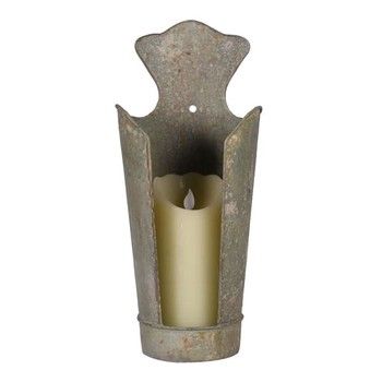 ORNATE IRON CANDLE HOLDER