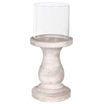 TALL CEMENT CANDLE HOLDER