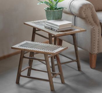 TISBURY SIDE TABLE IN MEDIUM TISBURY SIDE TABLE IN MEDIUM