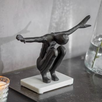MACLEOD MAN ON A MARBLE BASE