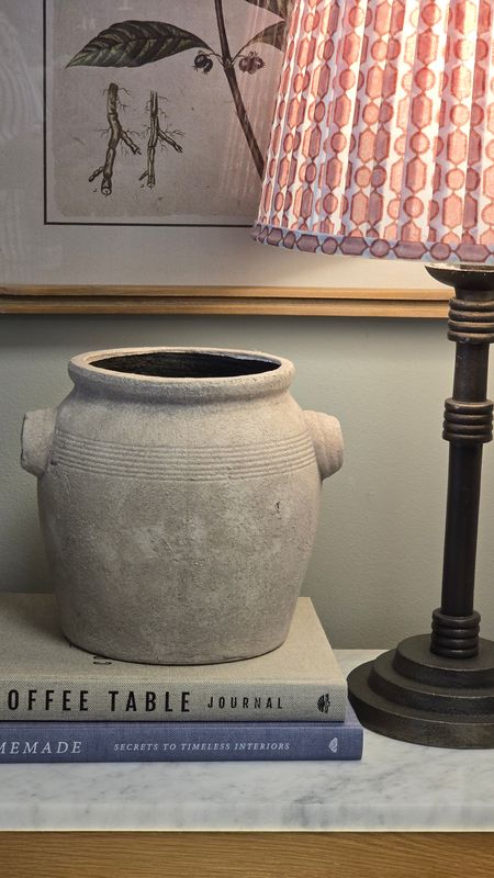 RUSTIC CLAY POT WITH EARS