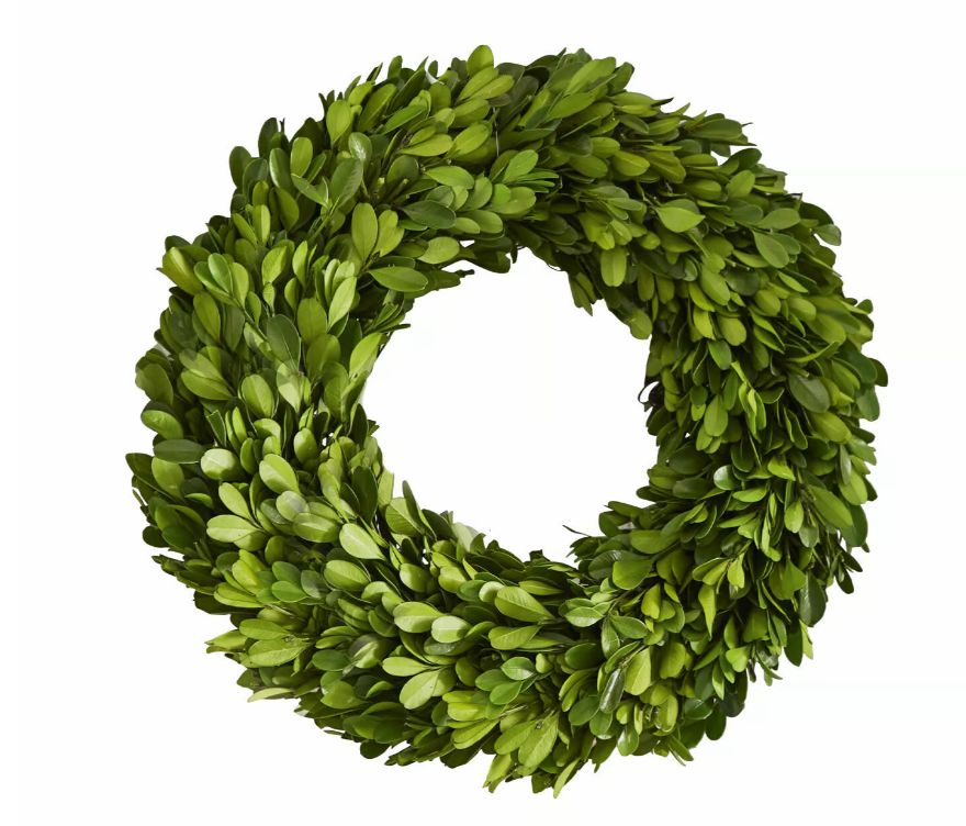 PRESERVED BUXUS WREATH SIZE 30cm PRESERVED BUXUS WREATH SIZE 30cm