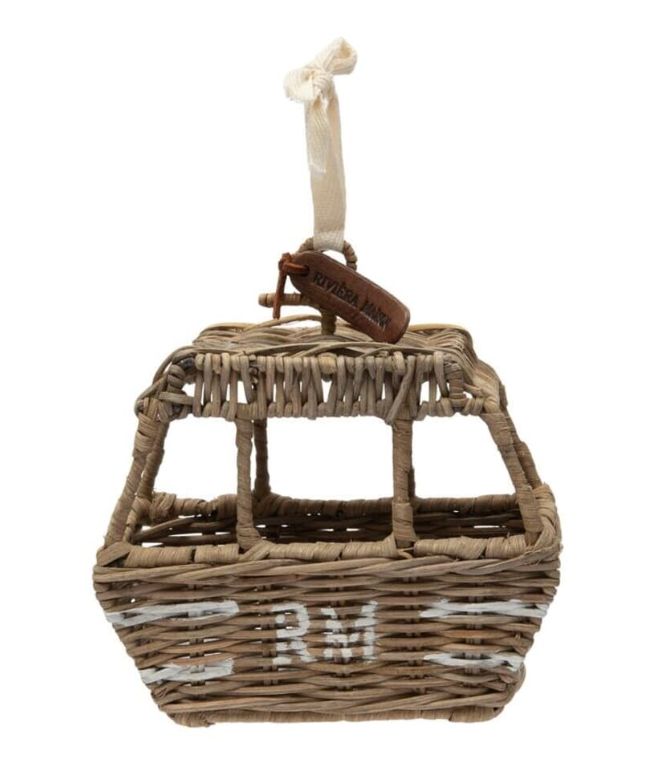 RUSTIC RATTAN SKI LIFT DECORATION RUSTIC RATTAN SKI LIFT DECORATION