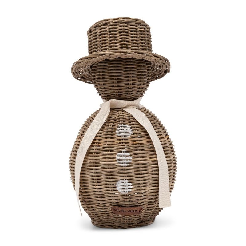 RUSTIC RATTAN SNOWMAN LARGE RUSTIC RATTAN SNOWMAN LARGE