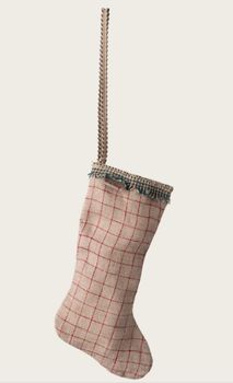 MINI STOCKING CHECKER IN SAND MINI STOCKING CHECKER IN SAND