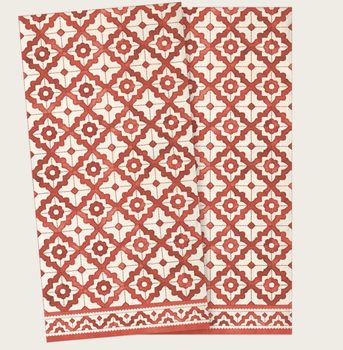 NAPKIN MOSAIC SMALL IN RED NAPKIN MOSAIC SMALL IN RED