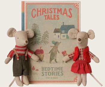 CHRISTMAS TWIN MICE IN A BOOK