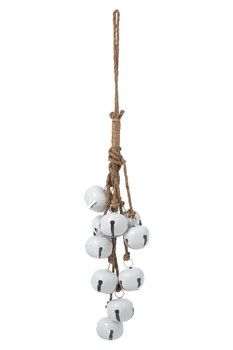 JUTE ROPE WITH 10 ROUND METAL BELLS JUTE ROPE WITH 10 ROUND METAL BELLS
