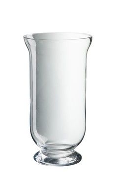 LARGE CLEAR GLASS HURRICANE