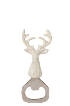 WHITE DEER BOTTLE OPENER