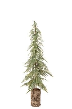 MEDIUM WOODEN BASE CHRISTMAS TREE