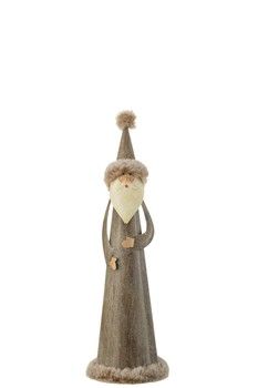 FUR TRIM METAL SANTA FUR TRIM METAL SANTA