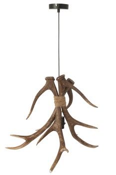 LARGE ANTLER CEILING PENDANT