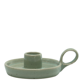VERTE STONEWARE CANDLE HOLDER
