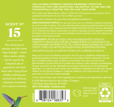 Linen &amp; Room Spray 16oz w/Aloe Vera &amp; Ginger Oil