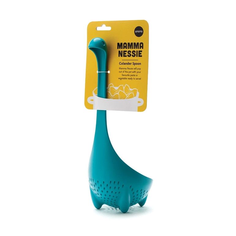 Colander Spoon Mamma Nessie 006, Color: Turquoise