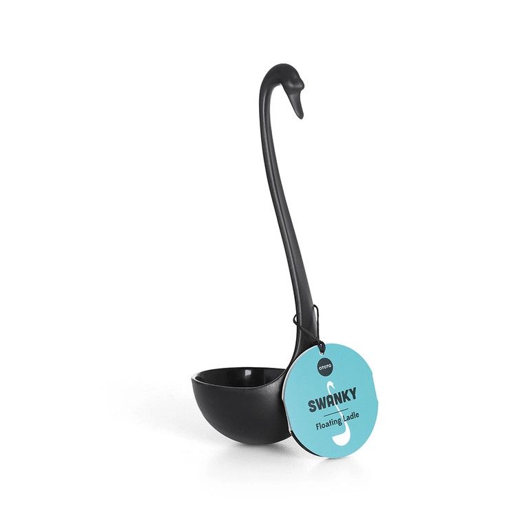 Ladle Swanky Swan 008, Color: Black