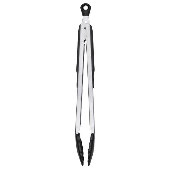 Tongs 12" SS/Nylon Black OXO 006