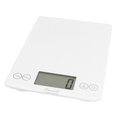 Scale 15lb Digital Arti Glass Frost White