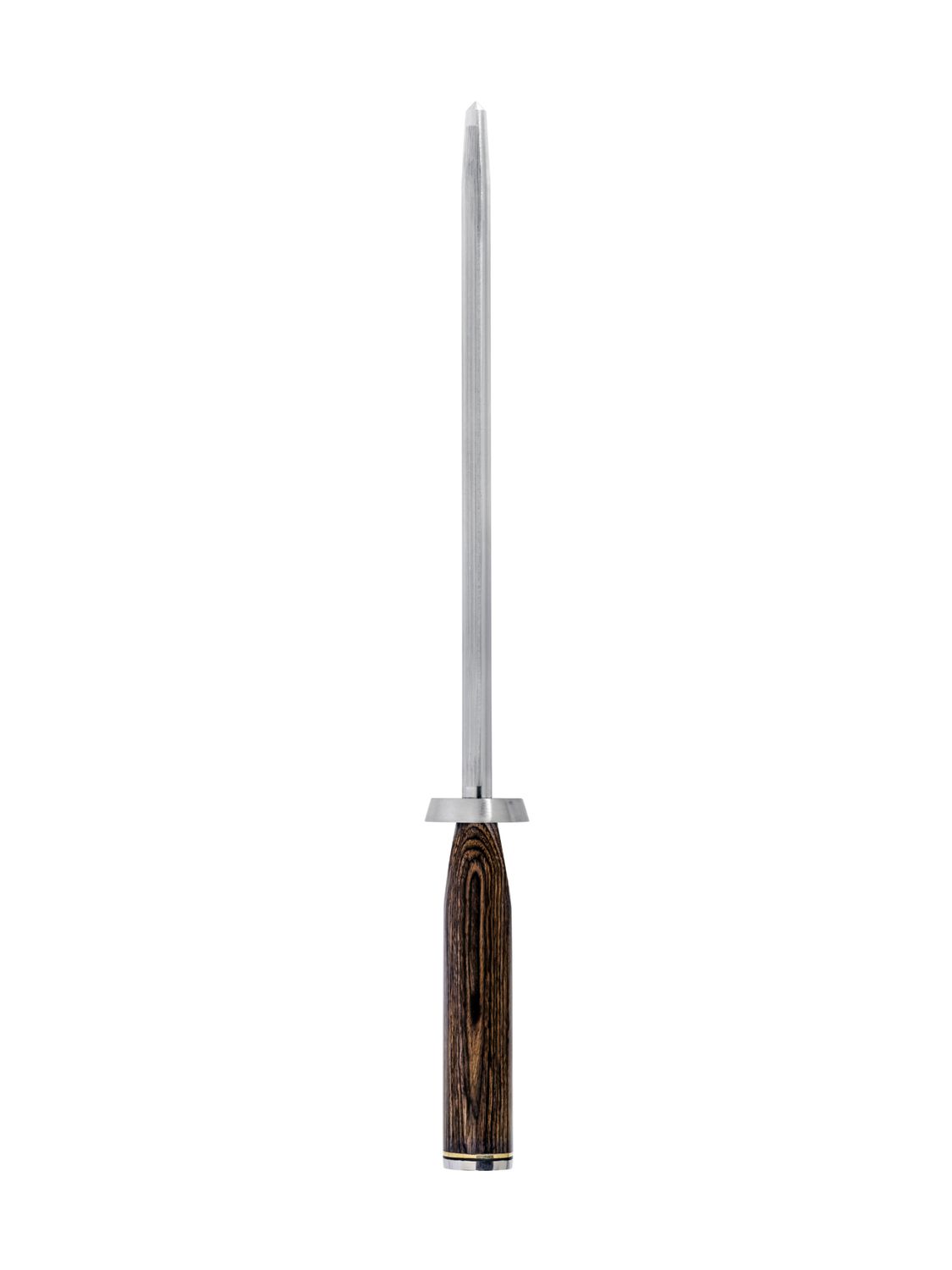 Honing Steel 9" Combo Premier Walnut Shun