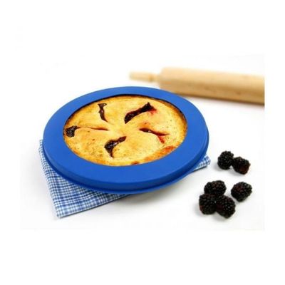 Pie Crust Shield Silicone Blue 012